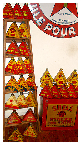 Bidons d'huile Shell